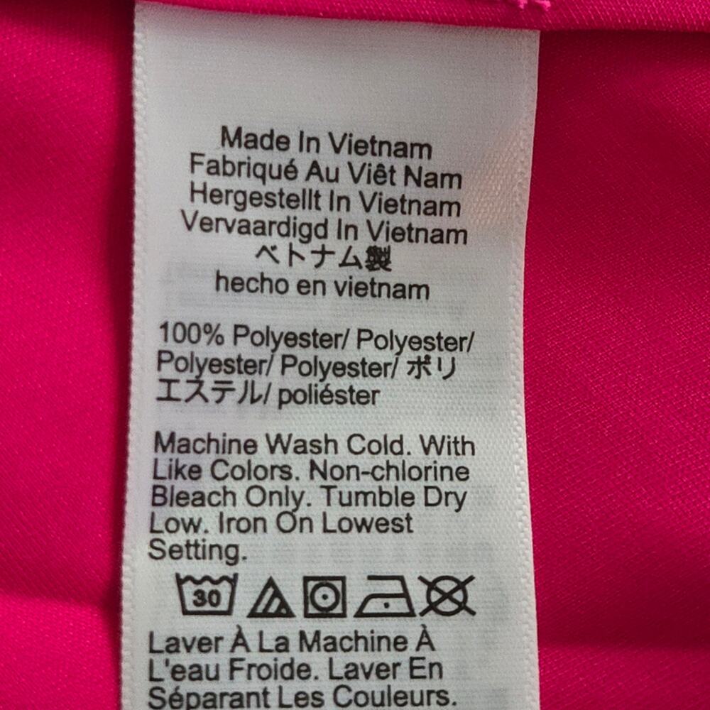 J. Crew Gwyneth Neon Fuchsia Luster Charmeuse Slip Dress Midi NWT 18 90s - Picture 5 of 5